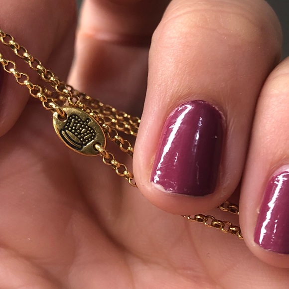 Juicy Couture Light Pink Pave Heart Necklace - Picture 3 of 5